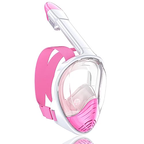 QingSong Full-Face Snorkel Mask with 180° View & Camera Mount