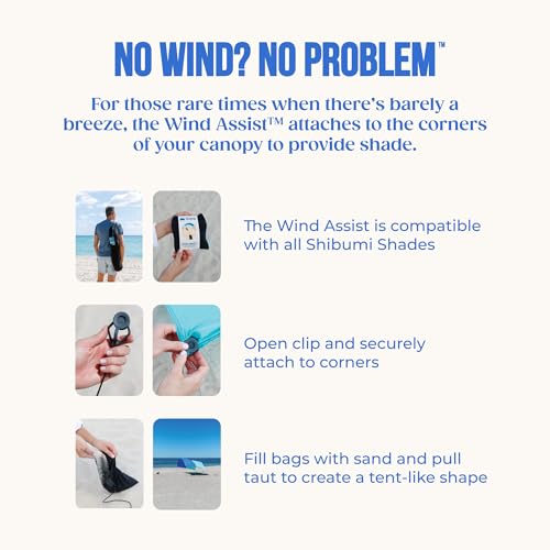 Shibumi Shade Current Wind-Powered Beach Shade Canopy