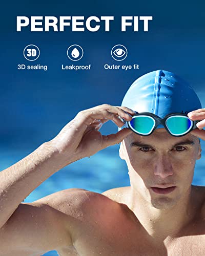 ZIONOR G1 Polarized Anti-Fog Swim Goggles for Adults