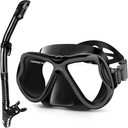 Greatever Dry Snorkel Mask Set for Adults & Kids