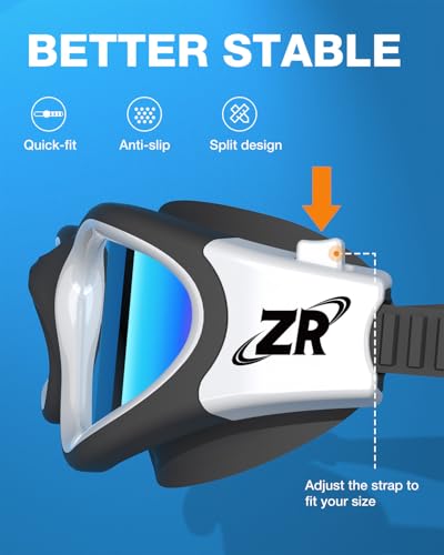 ZIONOR G1 Polarized Anti-Fog Swim Goggles for Adults