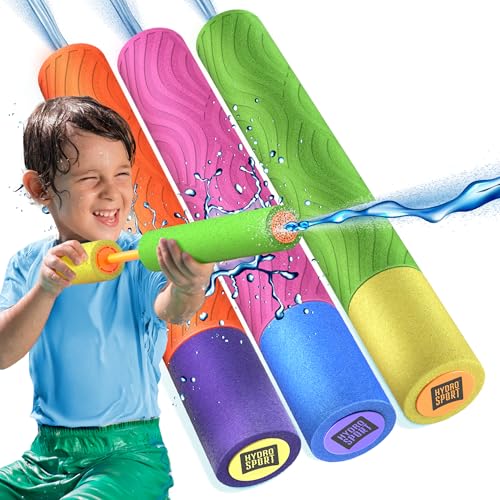 3-Pack Kids Water Blaster Guns for Pool & Outdoor Play