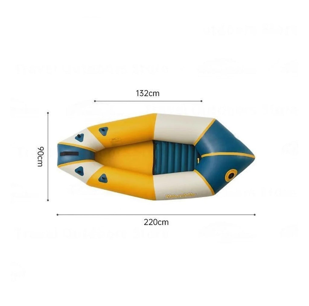 1–2 Person Inflatable Kayak Canoe for Fishing & Drifting