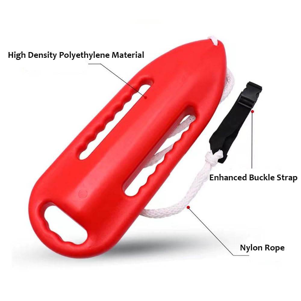 Beiruoyu 220N 3-Handle Rescue Buoy with Adjustable Waist Belt