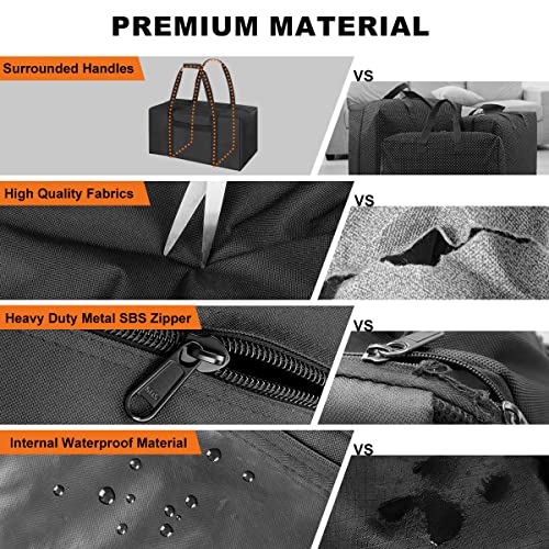 Sports Duffle Bag - Extra Large Travel Duffel Luggage Bag with Upgrade Zipper, Durable & Water Resistant