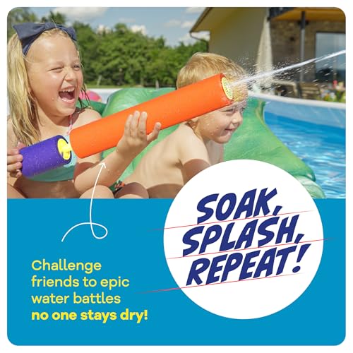 3-Pack Kids Water Blaster Guns for Pool & Outdoor Play
