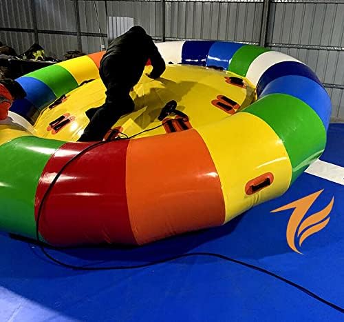 13-Ft PVC Inflatable Towable River Disco Raft with Pump