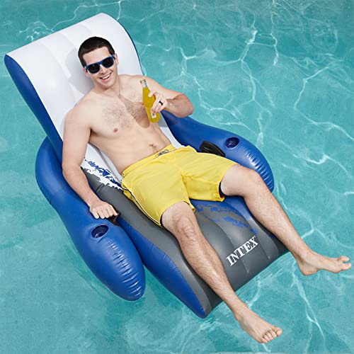 INTEX Adult Inflatable Pool Lounge Chairs, 2-Pack