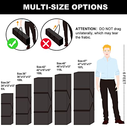 Sports Duffle Bag - Extra Large Travel Duffel Luggage Bag with Upgrade Zipper, Durable & Water Resistant