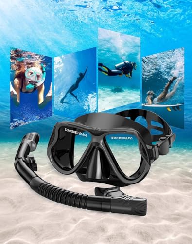 Greatever Dry Snorkel Mask Set for Adults & Kids