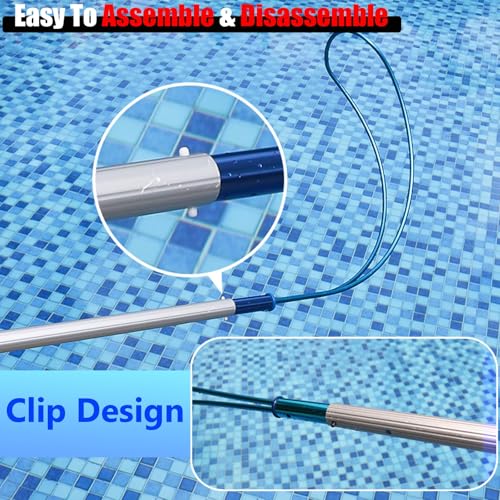 Telescoping Water Rescue Pole with Hook for Lifeguard Safety
