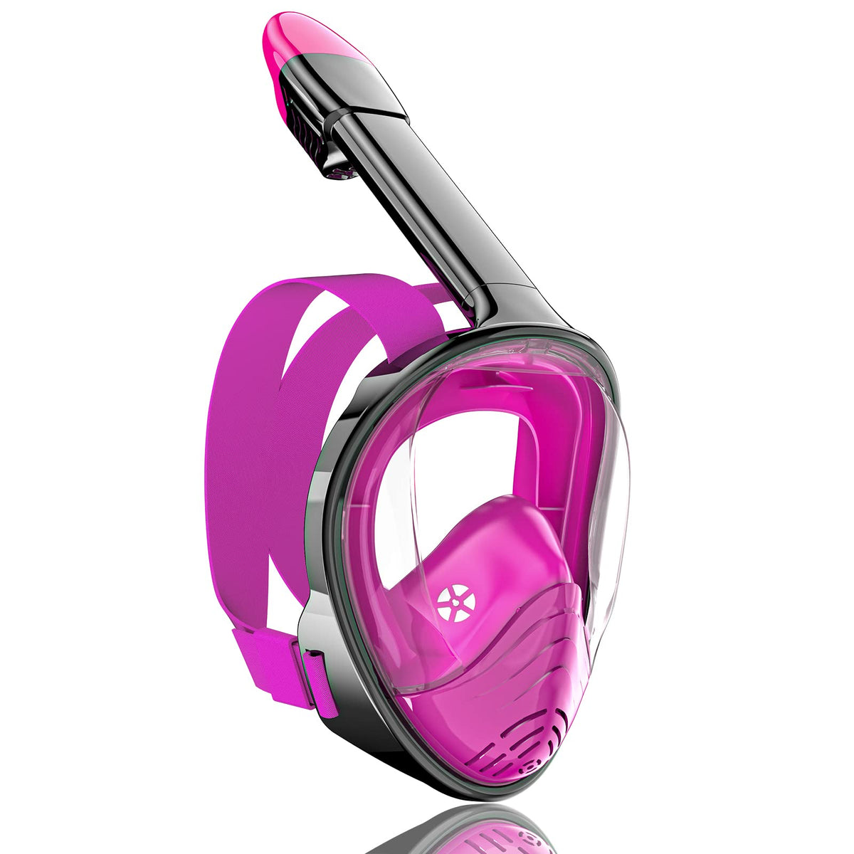QingSong Full-Face Snorkel Mask with 180° View & Camera Mount