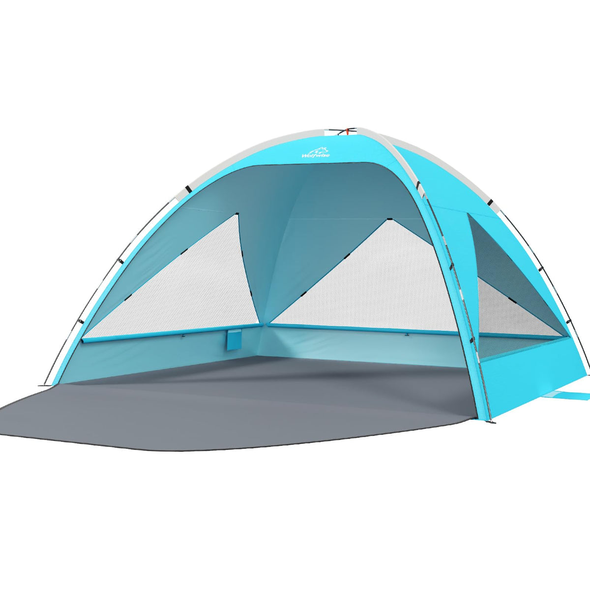WolfWise Portable Beach Tent & Large Sunshade Cabana