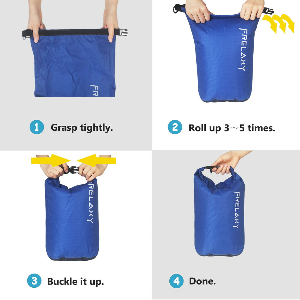 Frelaxy Ultralight Waterproof Dry Bag Set for Outdoor Adventures