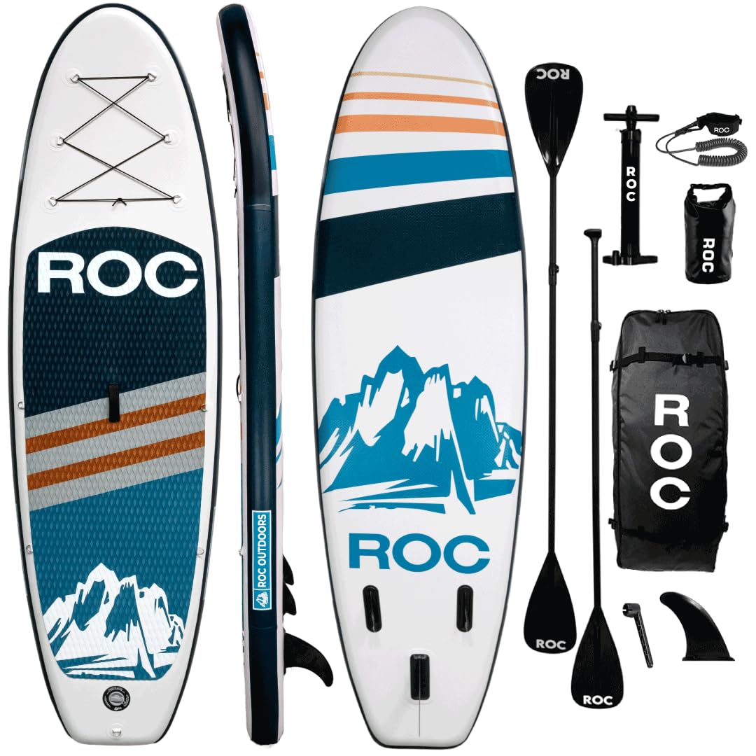 Roc 10'6" Inflatable Stand-Up Paddle Board with Accessories