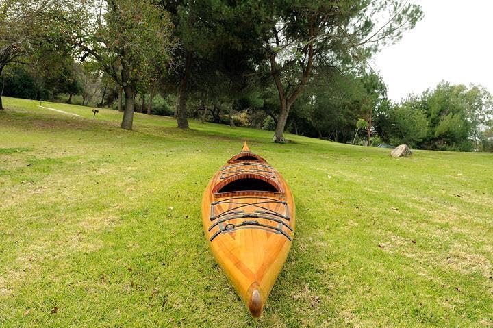 Old Modern Handicrafts 19-Ft 2-Person Wooden Tandem Kayak