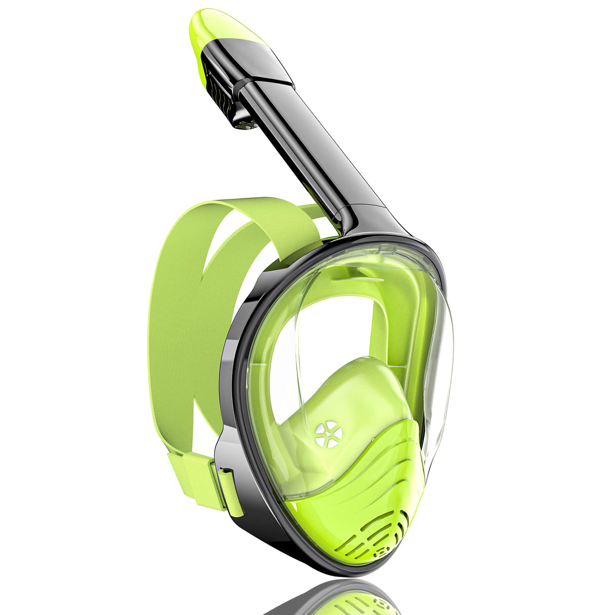 QingSong Full-Face Snorkel Mask with 180° View & Camera Mount
