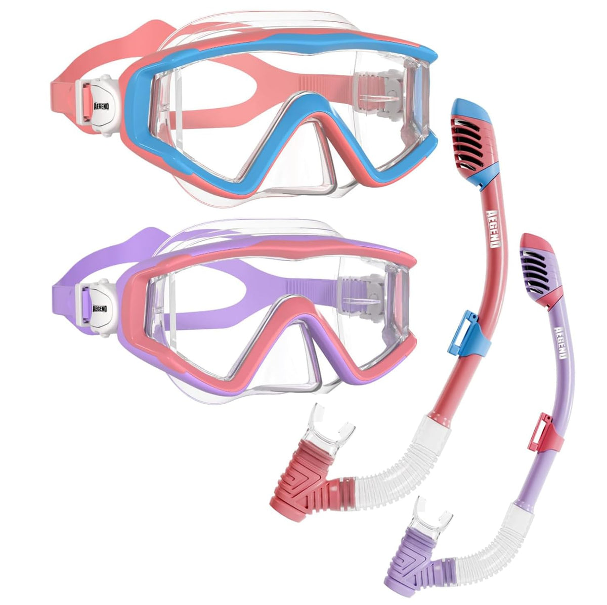 Aegend Adult Snorkeling Mask with Anti-Fog & Dry Valve