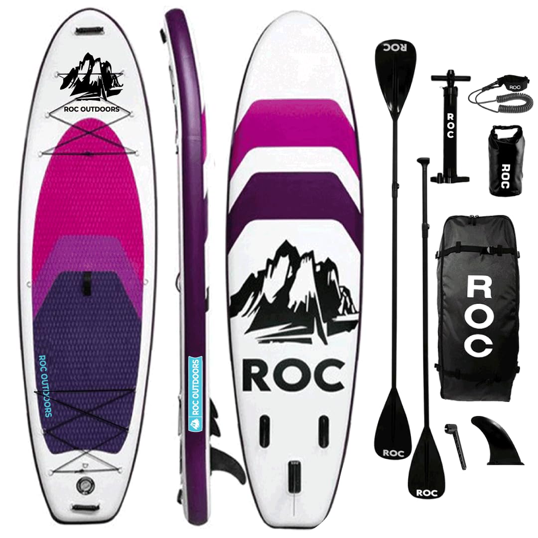 Roc 10'6" Inflatable Stand-Up Paddle Board with Accessories