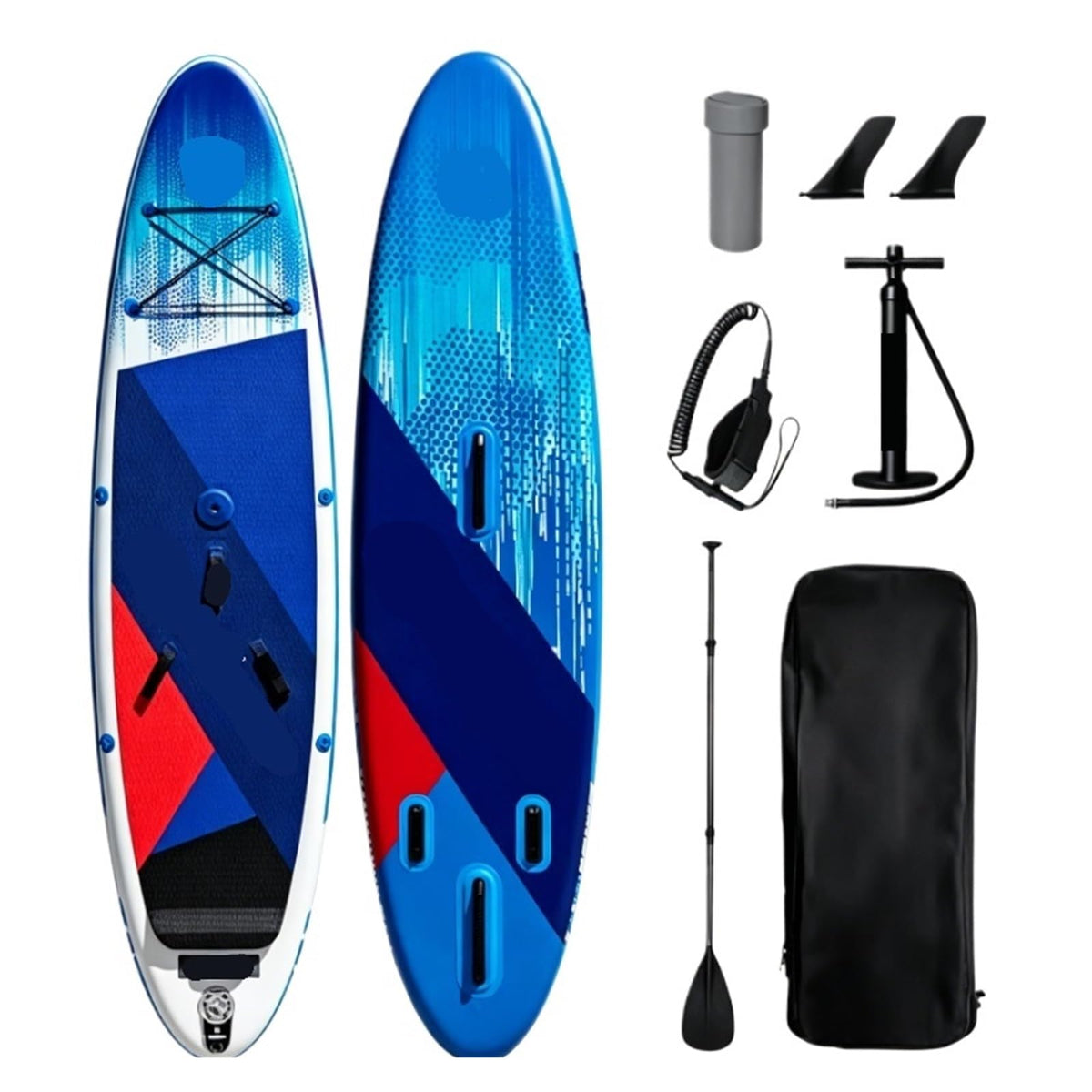 2-in-1 Inflatable Windsurf SUP Board with Sail Kit