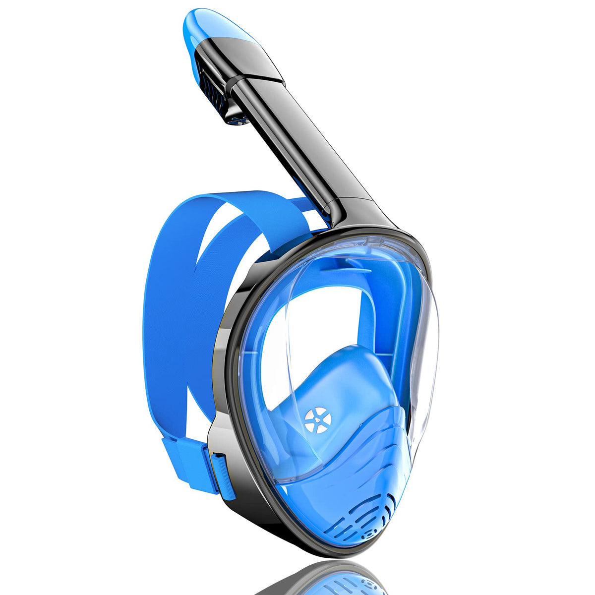 QingSong Full-Face Snorkel Mask with 180° View & Camera Mount