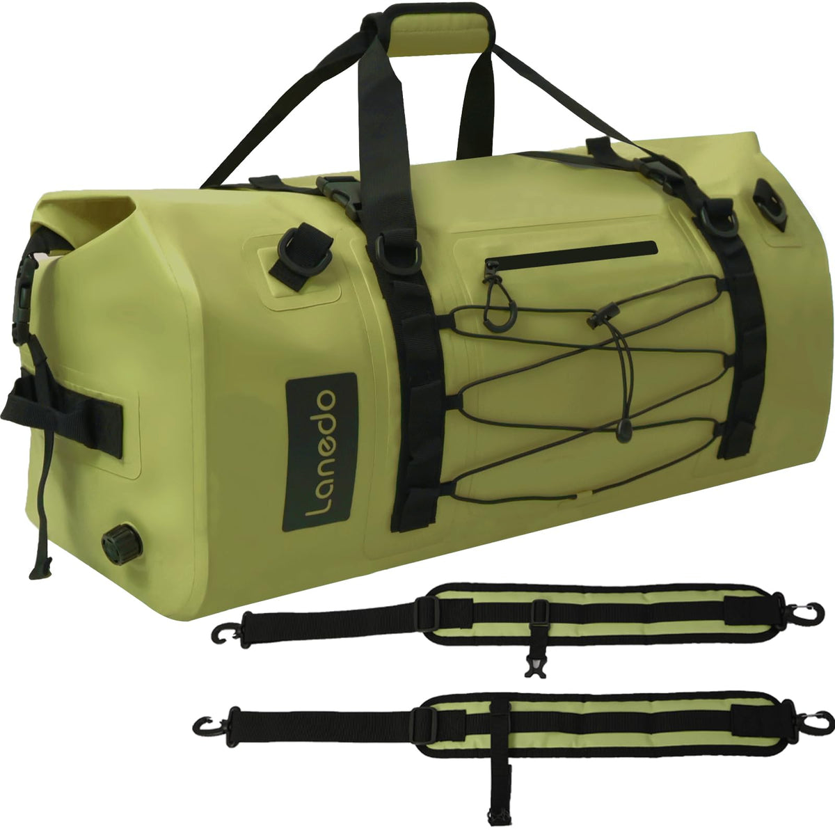 Lanedo 80L Dry Bag Large Waterproof Bag Roll-Top Heavy Duty Fishing Duffel Bag with Durable Straps & Handles for Kayaking Paddle boarding Boating Rafting Fishing Canoeing Camping