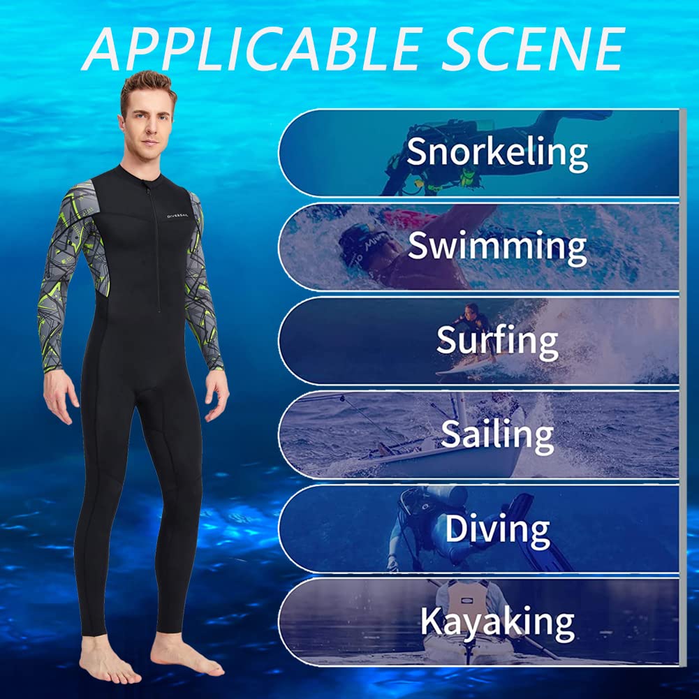 Full-Body Quick-Dry Dive Skin Rash Guard for Men & Women