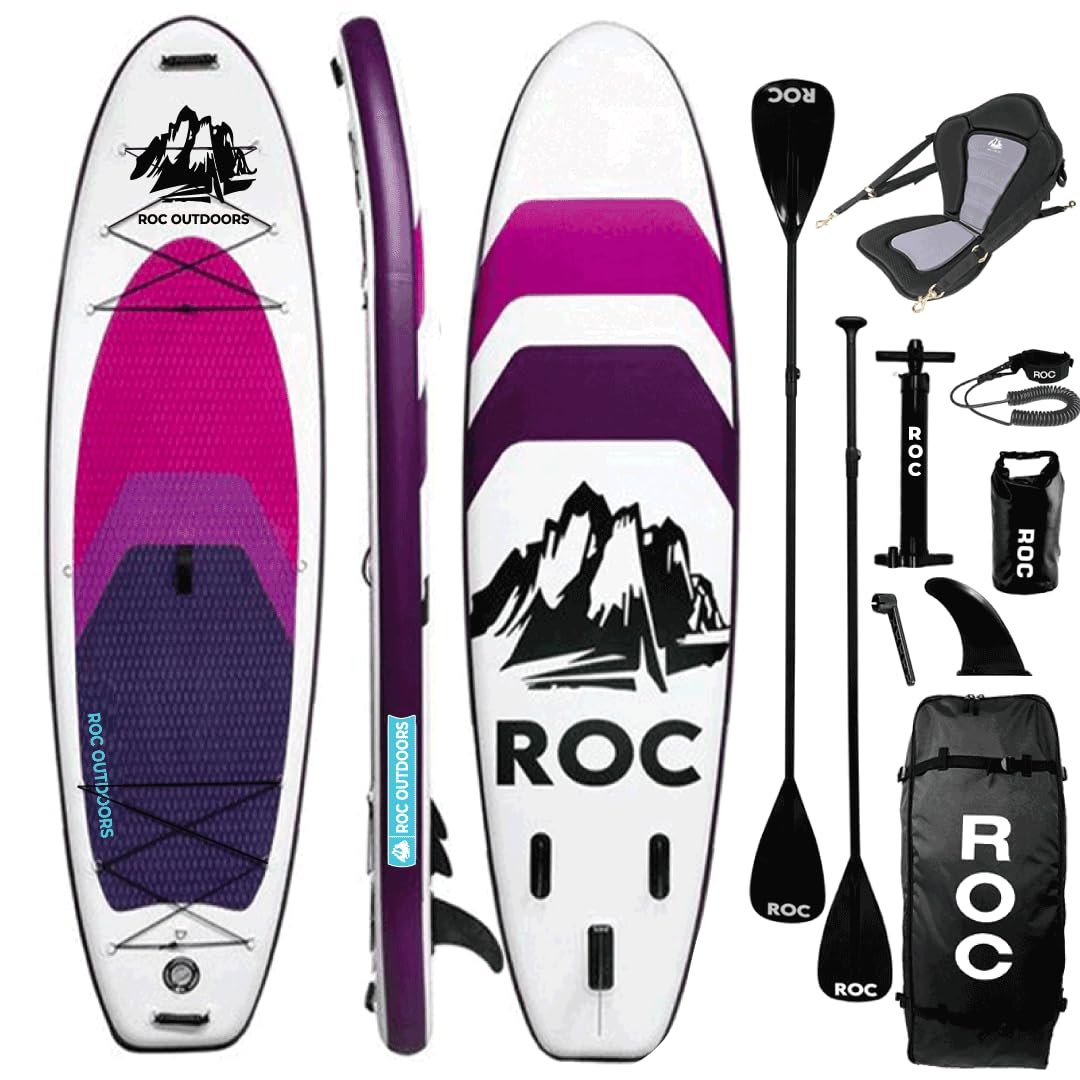 Roc 10'6" Inflatable Stand-Up Paddle Board with Accessories