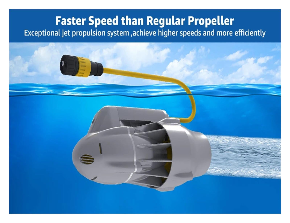 9KM/H Electric SUP Fin with 18-Lb Thrust Brushless Motor