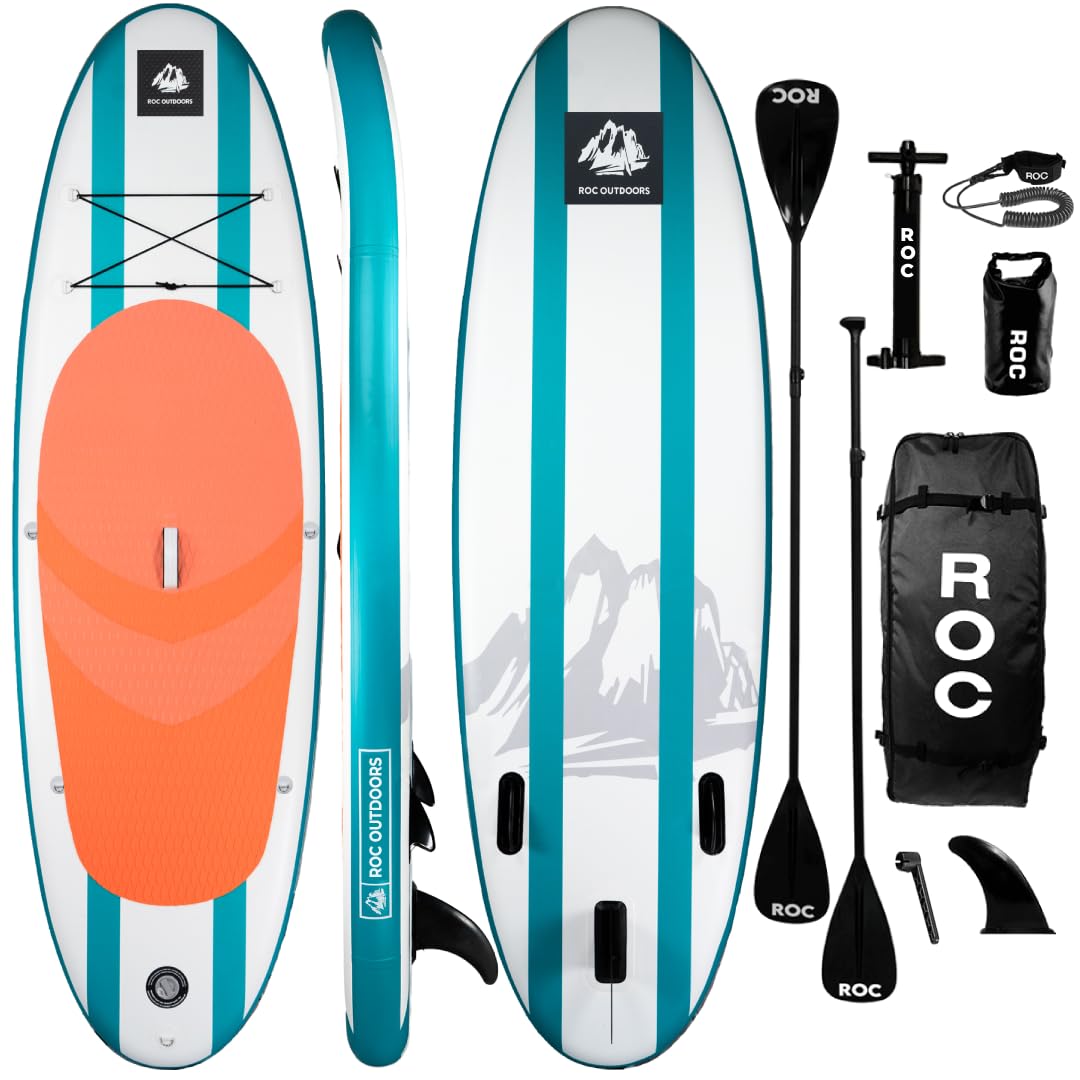 Roc 10'6" Inflatable Stand-Up Paddle Board with Accessories