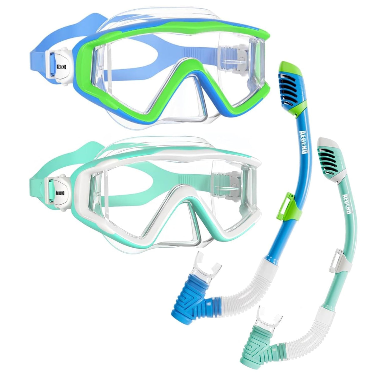 Aegend Adult Snorkeling Mask with Anti-Fog & Dry Valve