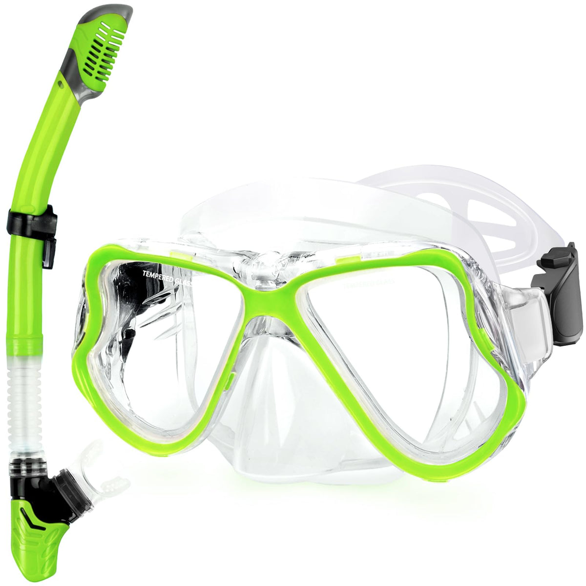 Greatever Dry Snorkel Mask Set for Adults & Kids