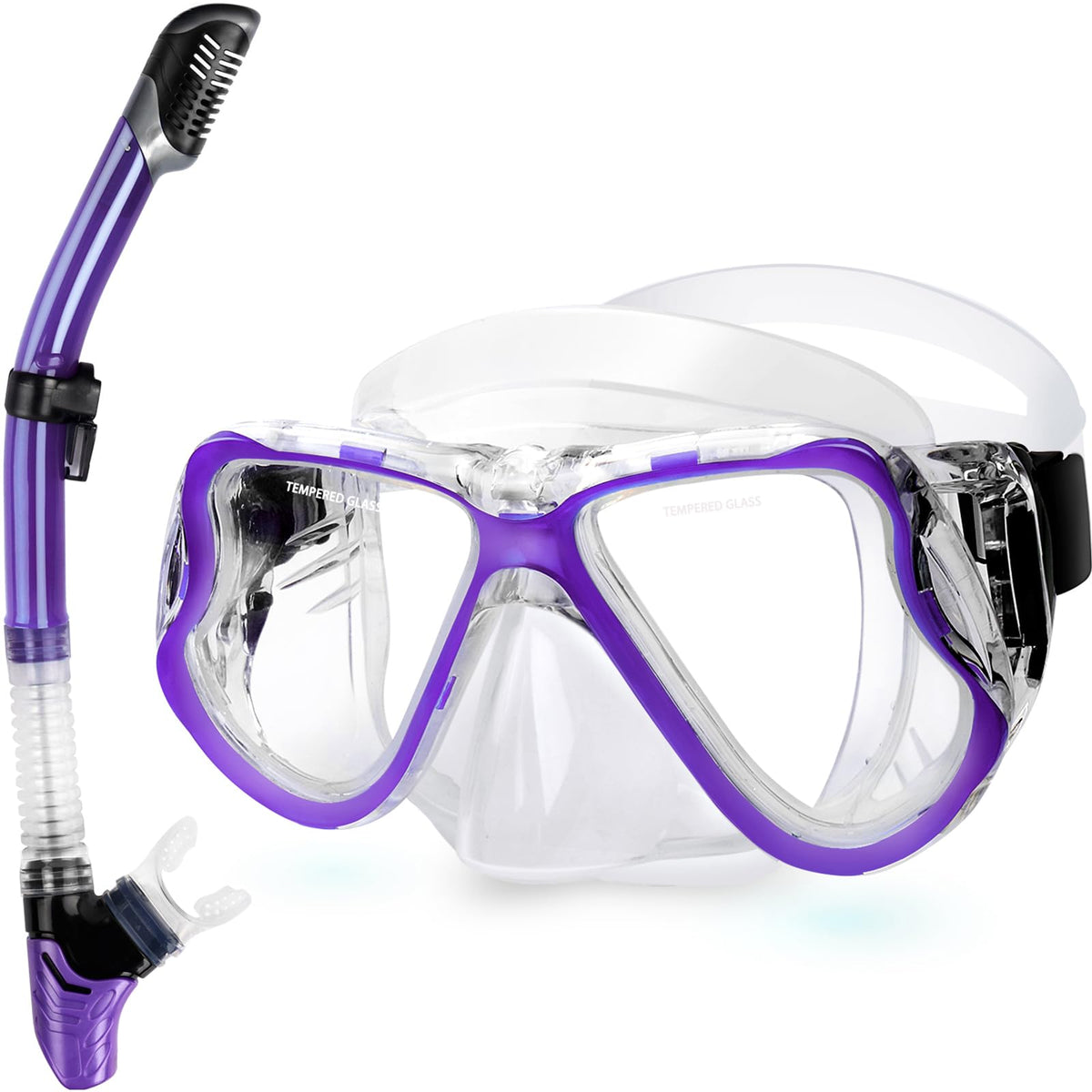 Greatever Dry Snorkel Mask Set for Adults & Kids