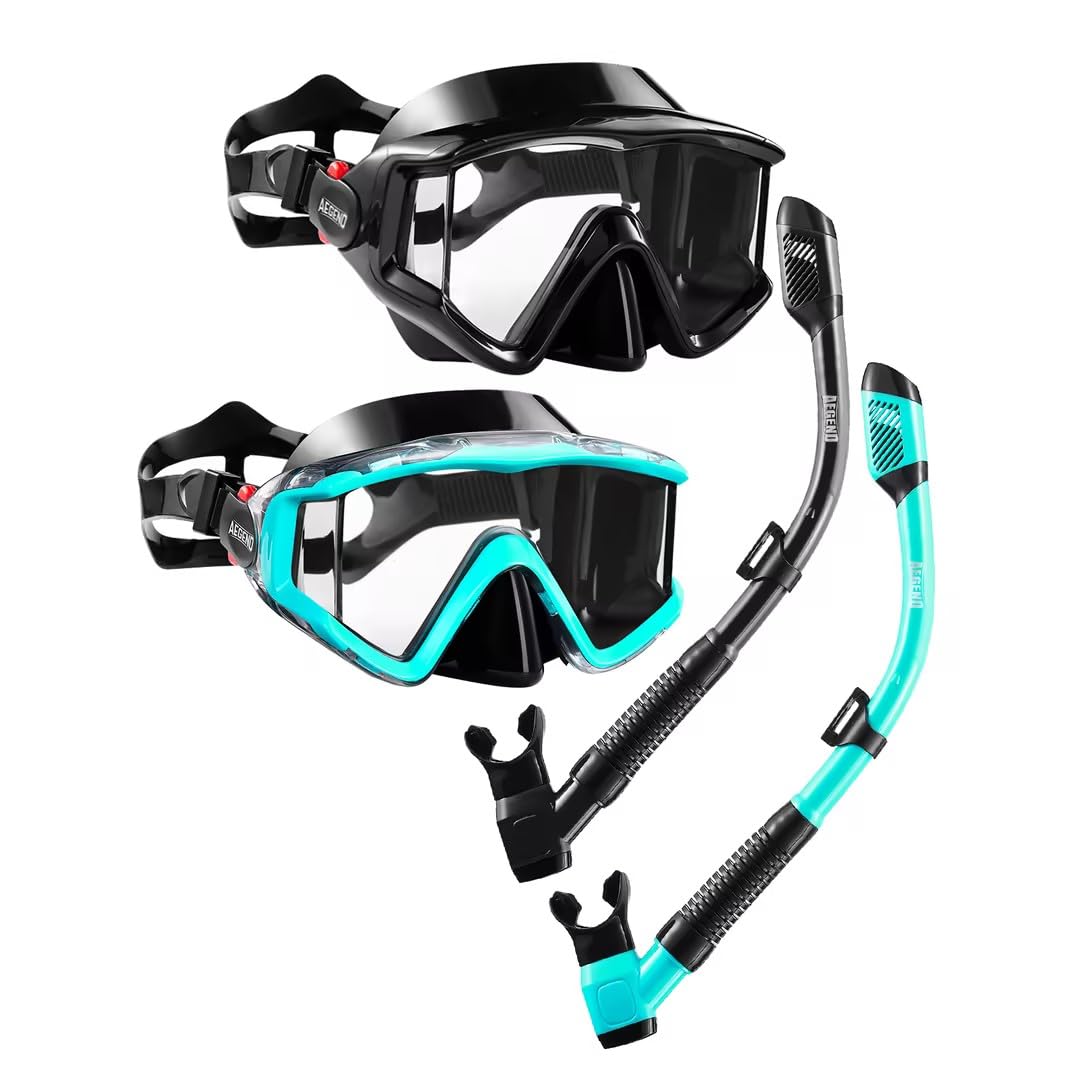 Aegend Adult Snorkeling Mask with Anti-Fog & Dry Valve