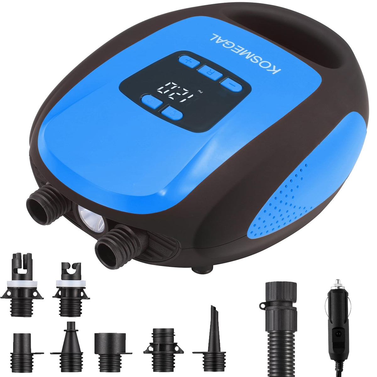 KOSMEGAL 20 PSI Electric SUP Pump with Auto-Off & 12V Plug