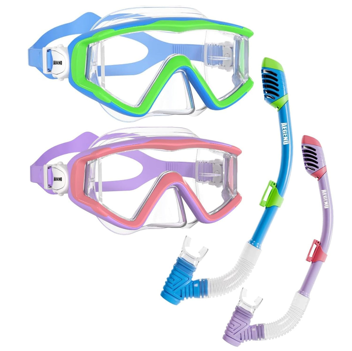 Aegend Adult Snorkeling Mask with Anti-Fog & Dry Valve