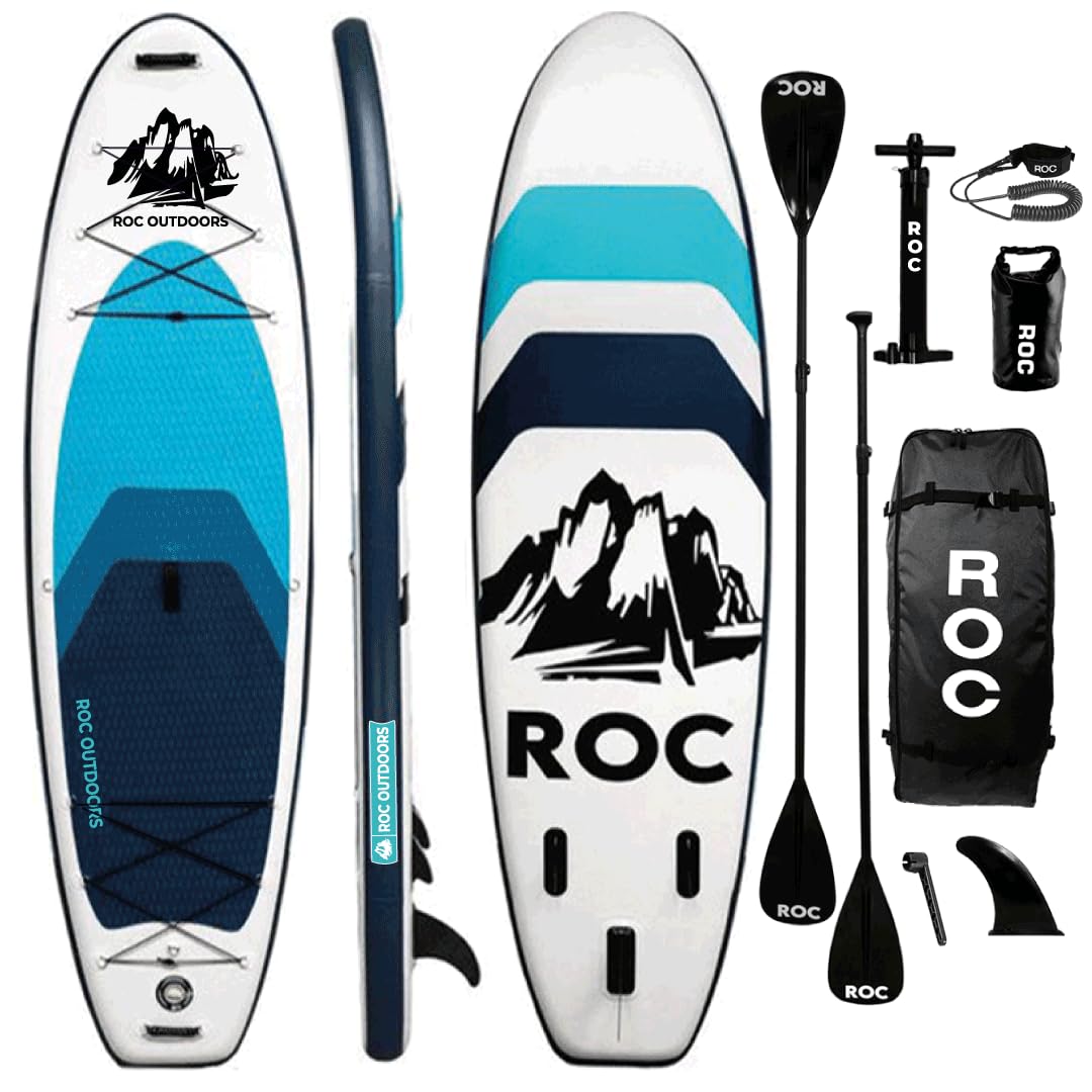 Roc 10'6" Inflatable Stand-Up Paddle Board with Accessories