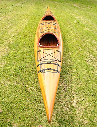 Old Modern Handicrafts 19-Ft 2-Person Wooden Tandem Kayak