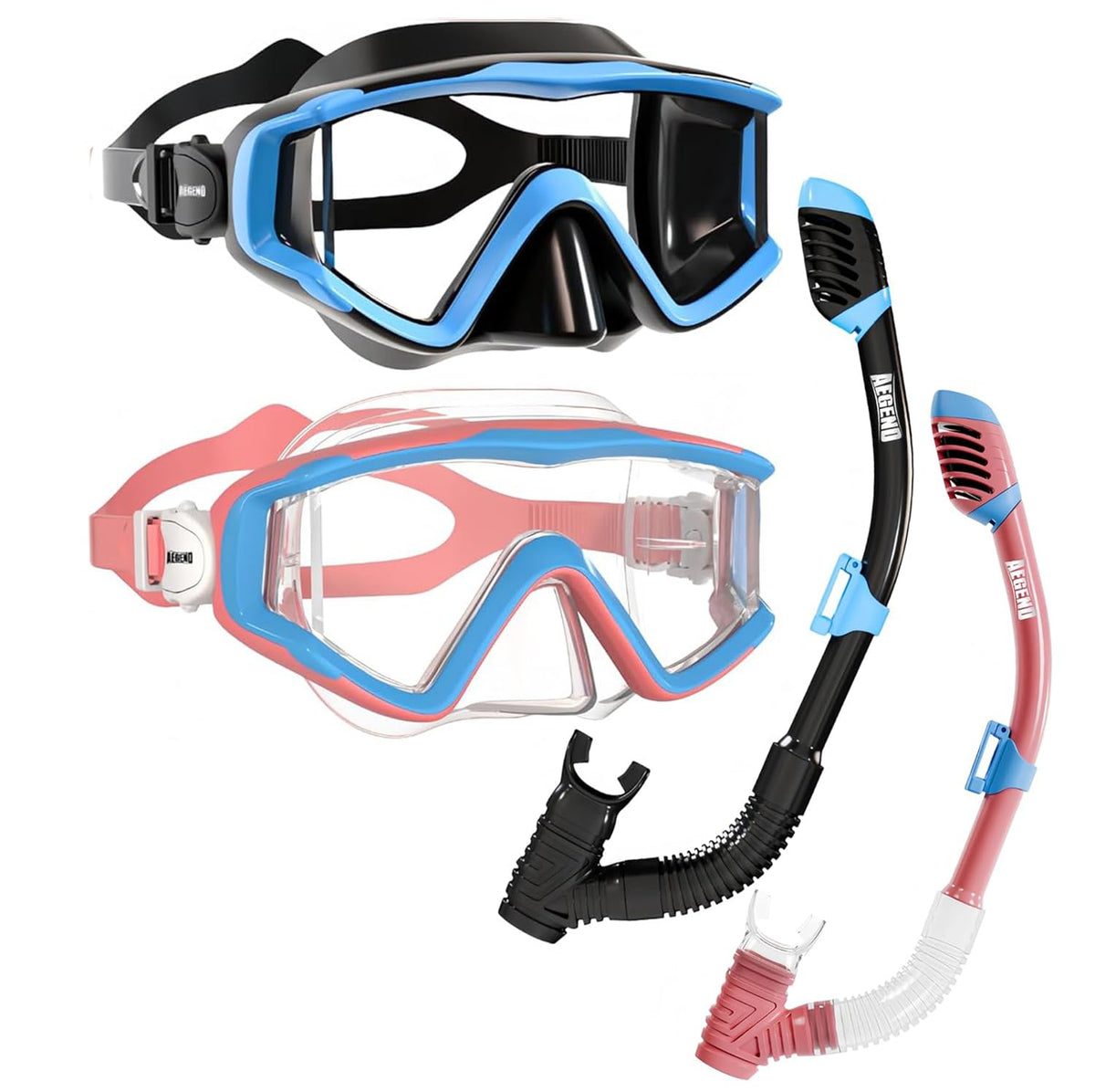 Aegend Adult Snorkeling Mask with Anti-Fog & Dry Valve