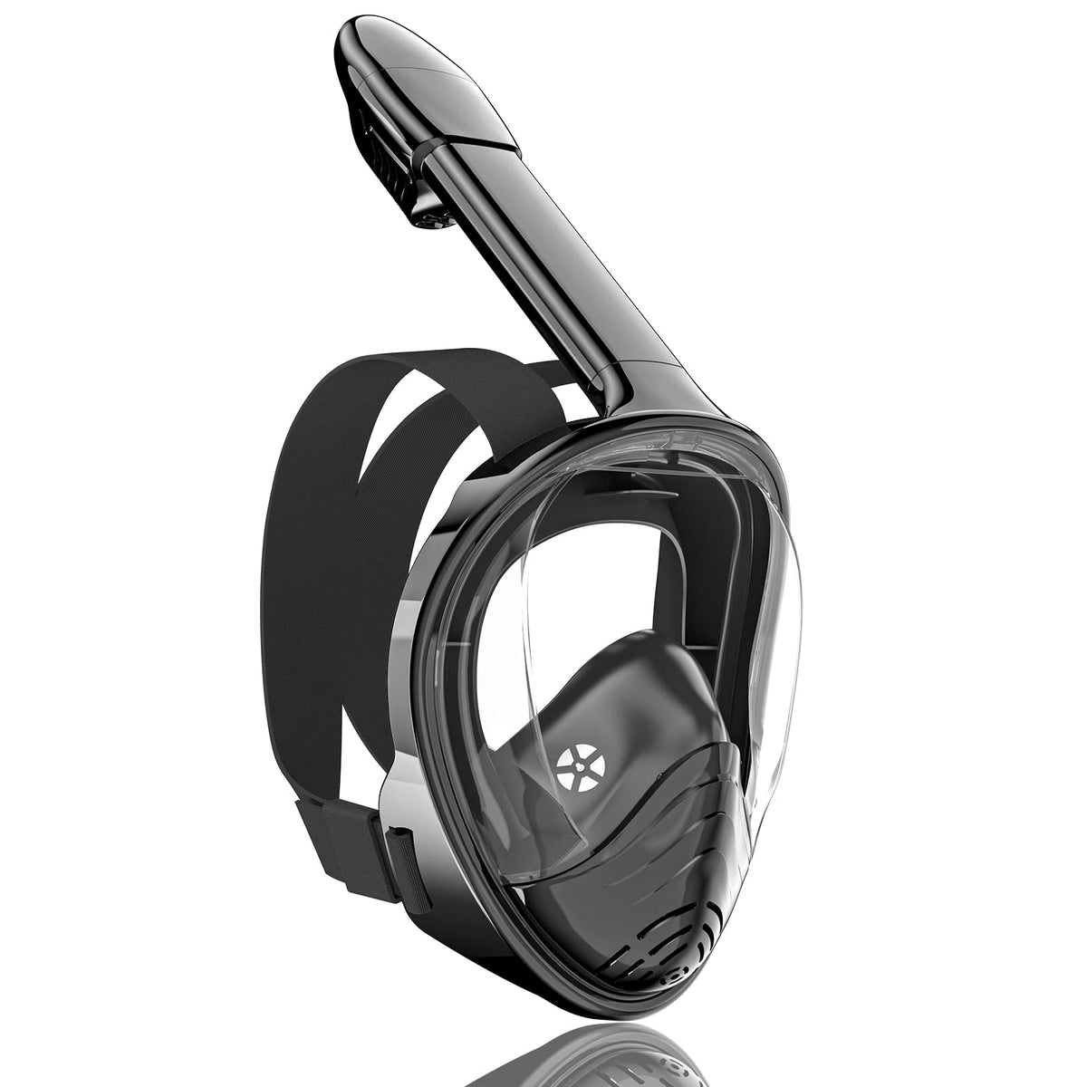 QingSong Full-Face Snorkel Mask with 180° View & Camera Mount