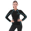 GoldFin Women's 2mm Neoprene Wetsuit Jacket for Water Sports