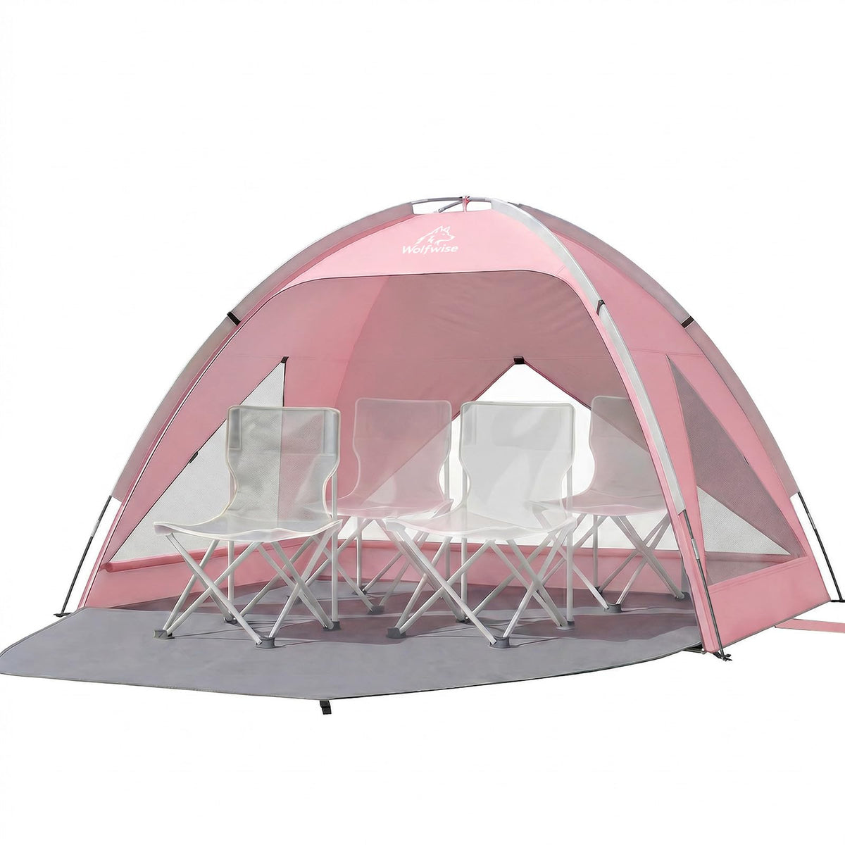 WolfWise Portable Beach Tent & Large Sunshade Cabana