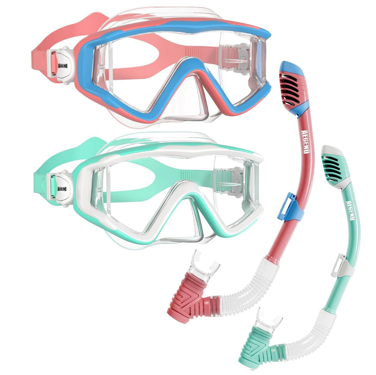 Aegend Adult Snorkeling Mask with Anti-Fog & Dry Valve