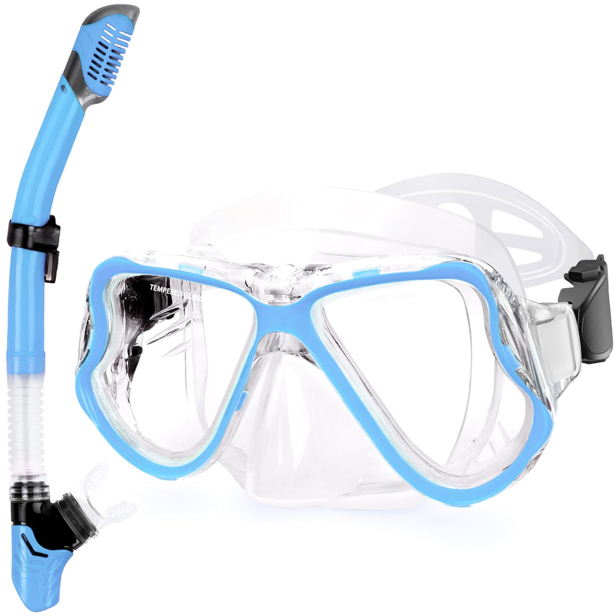Greatever Dry Snorkel Mask Set for Adults & Kids