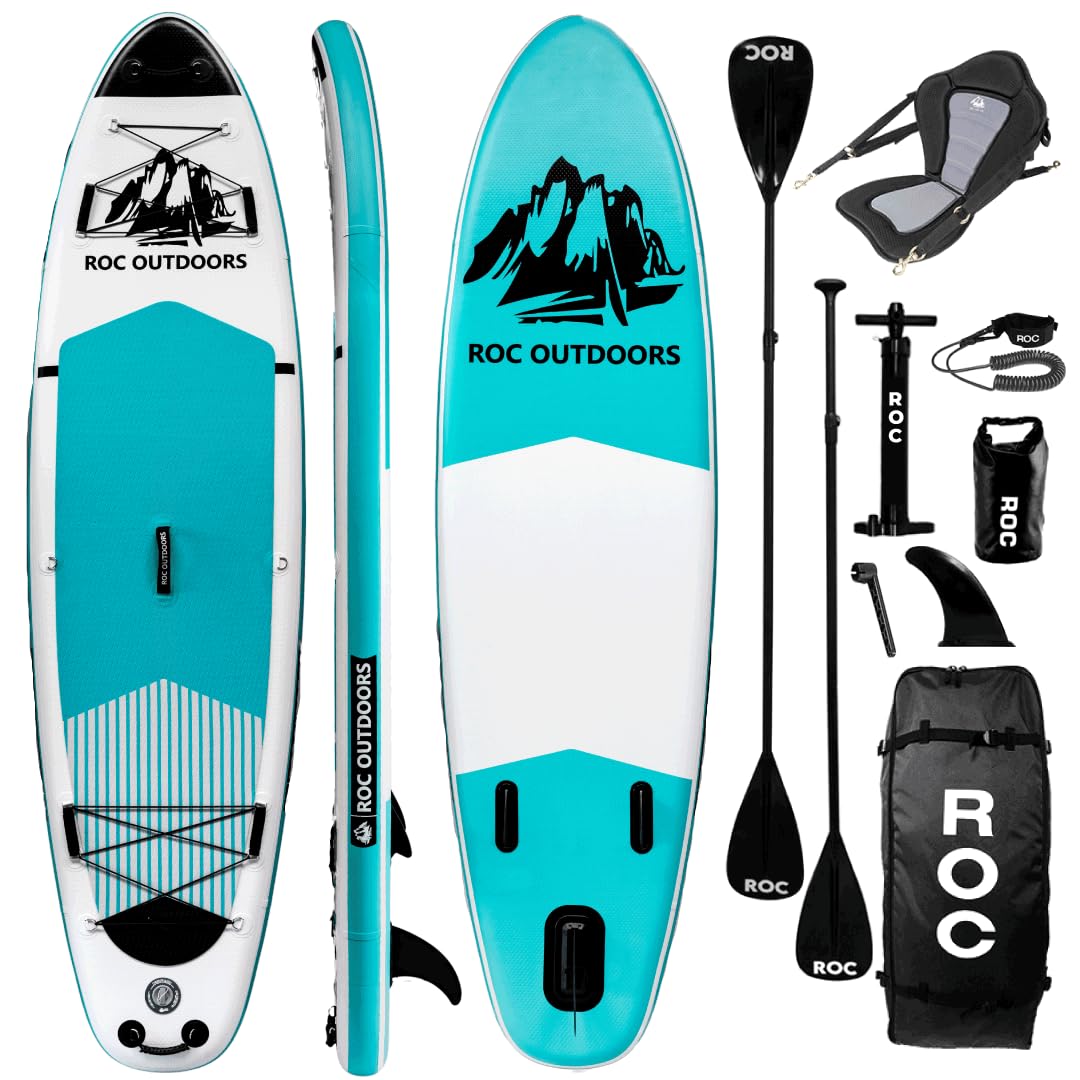 Roc 10'6" Inflatable Stand-Up Paddle Board with Accessories