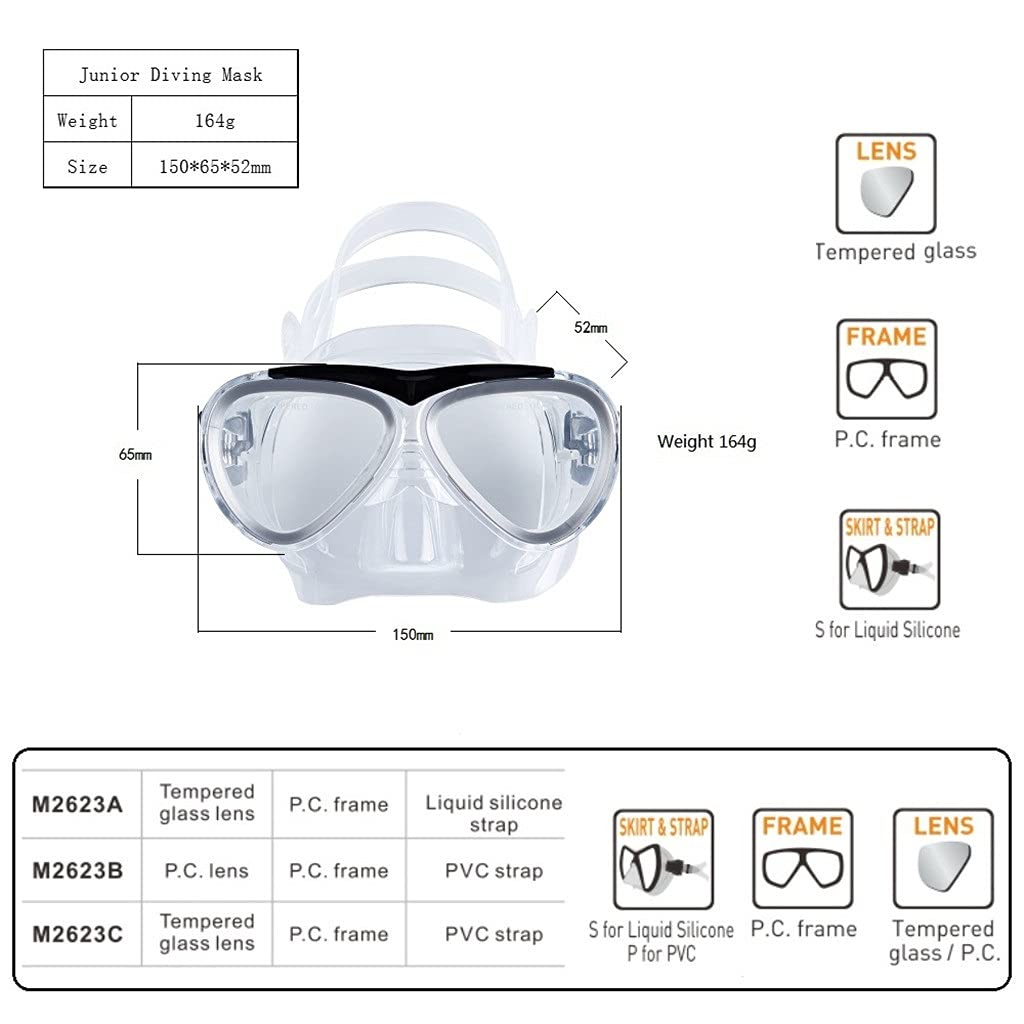 Professional Anti-Fog Scuba Diving Mask & Snorkel Set