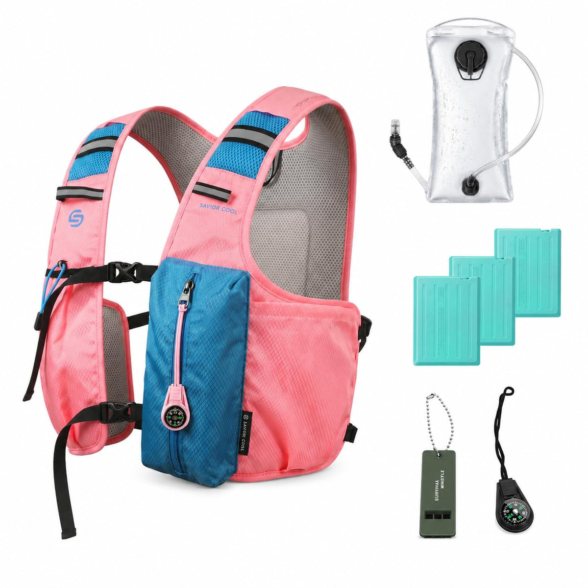 SAVIOR COOL Hydration Cooling Vest for Running & Hiking