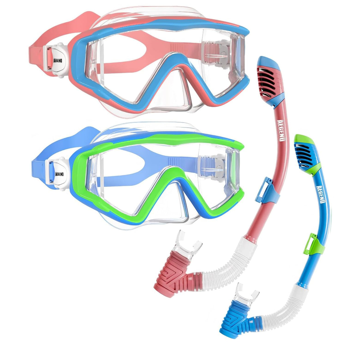 Aegend Adult Snorkeling Mask with Anti-Fog & Dry Valve