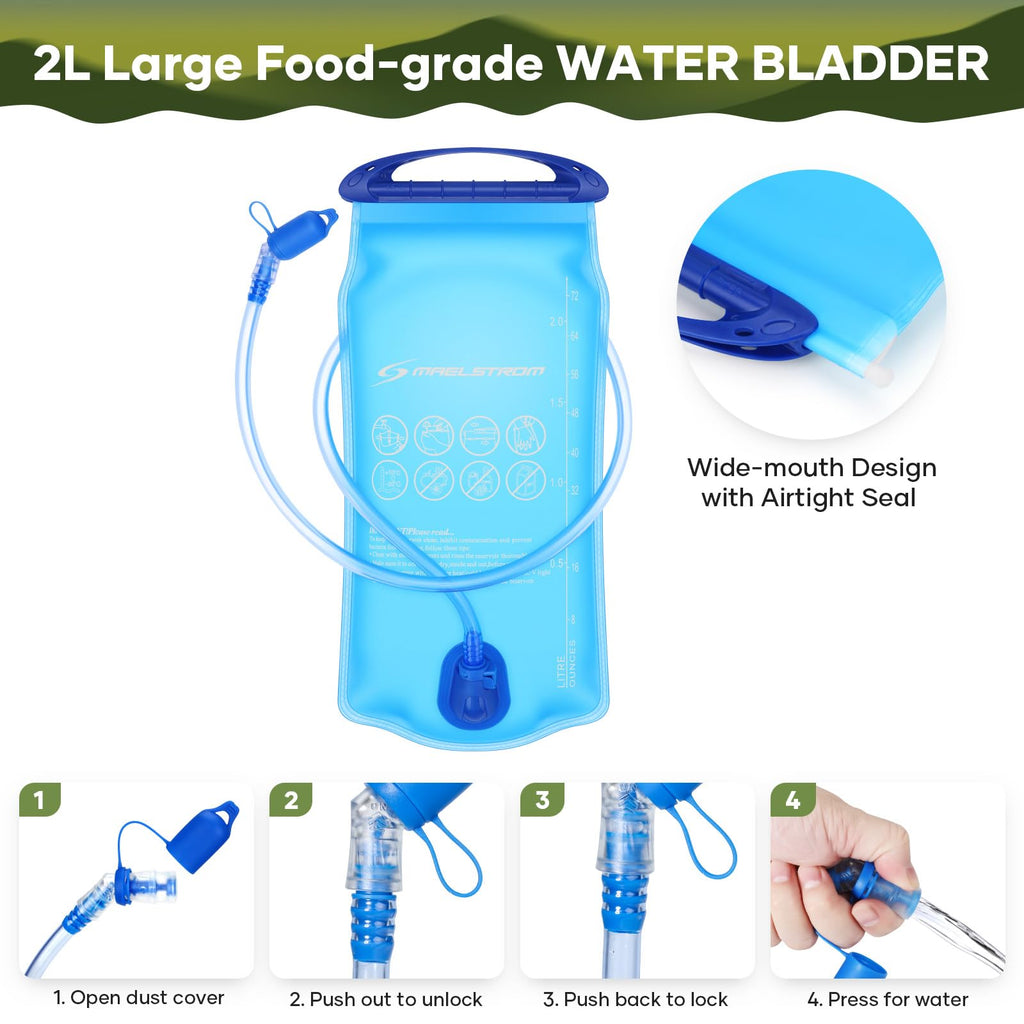 Maelstrom Lightweight Hydration Vest with 2L Water Bladder