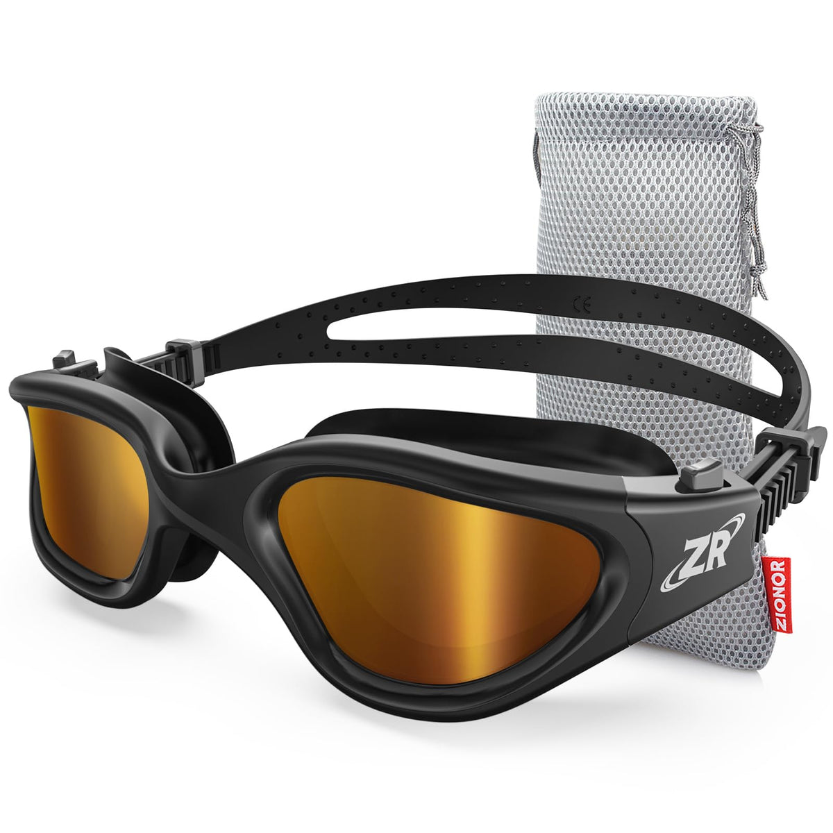 ZIONOR G1 Polarized Anti-Fog Swim Goggles for Adults